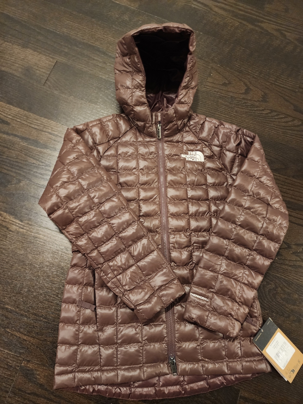 The North Face Women’s Hooded Down Jacket - Chocolate Brown